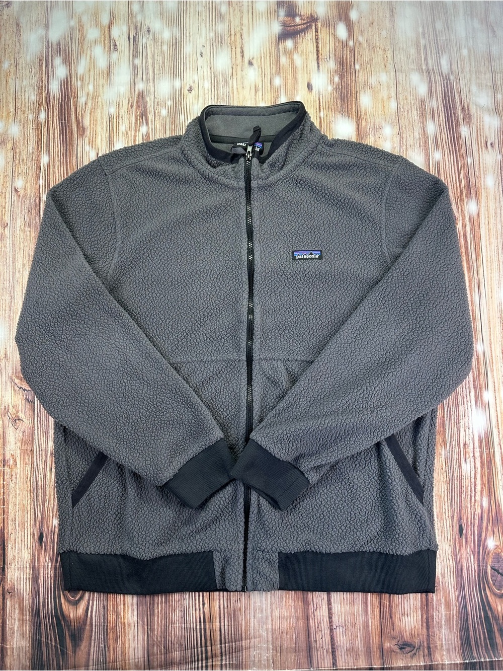 Patagonia Men's Fleece Mock Neck Gray Jacket Size XL Style #26125FA21